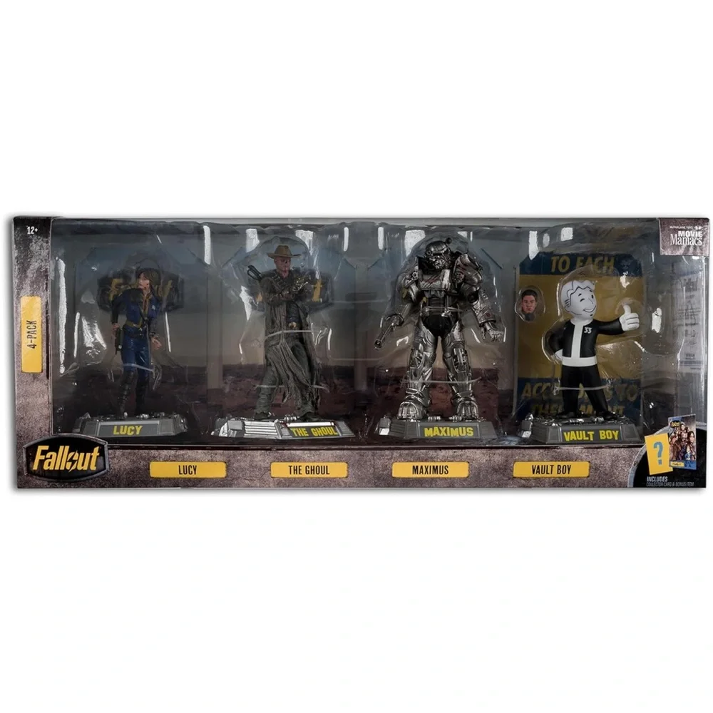 Fallout: Lucy/Maximus/Ghoul/Vault Boy 4 Pack - 6" Figures - BNIB ☣️ - Picture 2 of 15